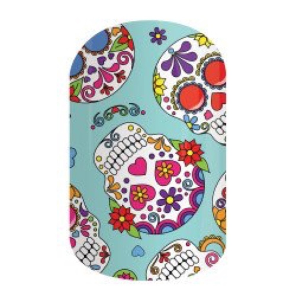 Jamberry Nail Wrap Dia De Los Muertos